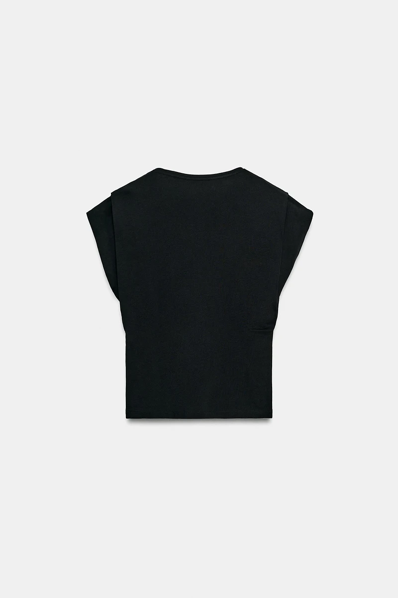 COTTON V-NECK T-SHIRT