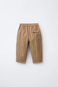 STRIPED BAGGY PANTS