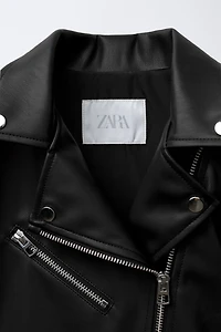 FAUX LEATHER JACKET