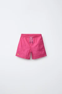 SHORT DE BAIN LOGO 6-14 ANS