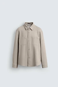 COMFORT TEXTURED OVERSHIRT