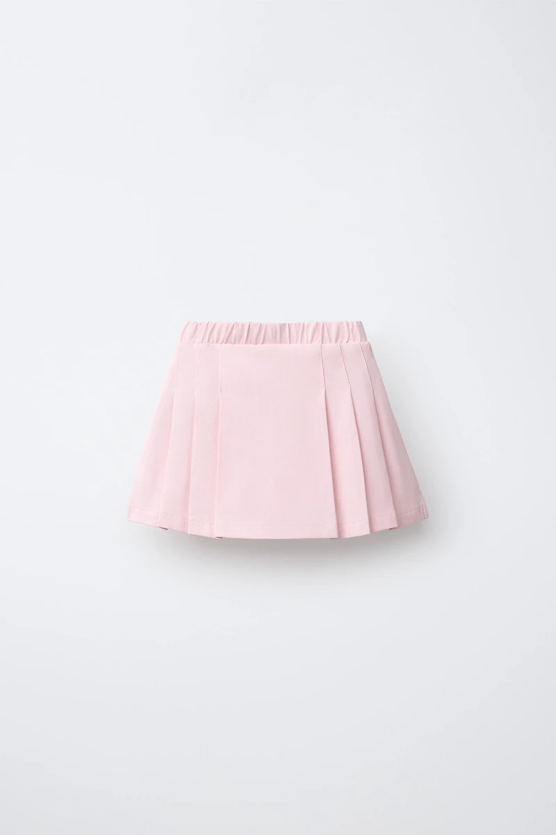 BOX PLEAT PIQUÉ SKORT