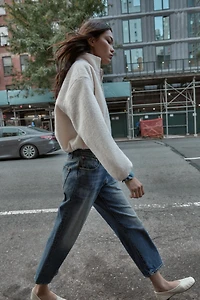 HIGH COLLAR BOUCLÉ JACKET