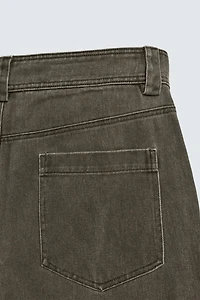 PANTALON COUPE LARGE DÉLAVÉ