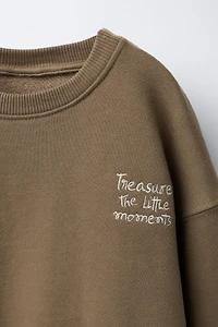 ENSEMBLE DE JOGGING SWEAT ET PANTALON INSCRIPTION BRODÉE