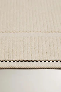 RIBBED TEXTURED BATH MAT