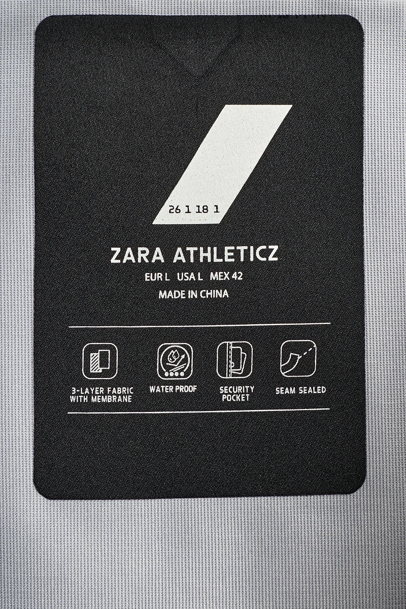 VESTE TECHNIQUE SHELL AARON LEVINE X ZARA