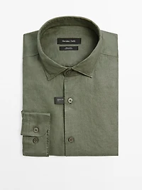 Lightweight regular fit twill shirt