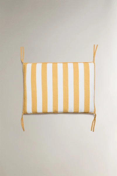 STRIPED BENCH BACK CUSHION