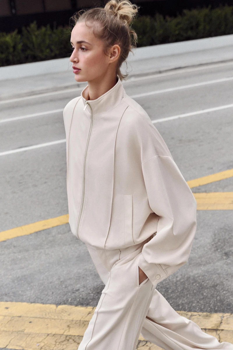 BLOUSON BOMBER COL MONTANT