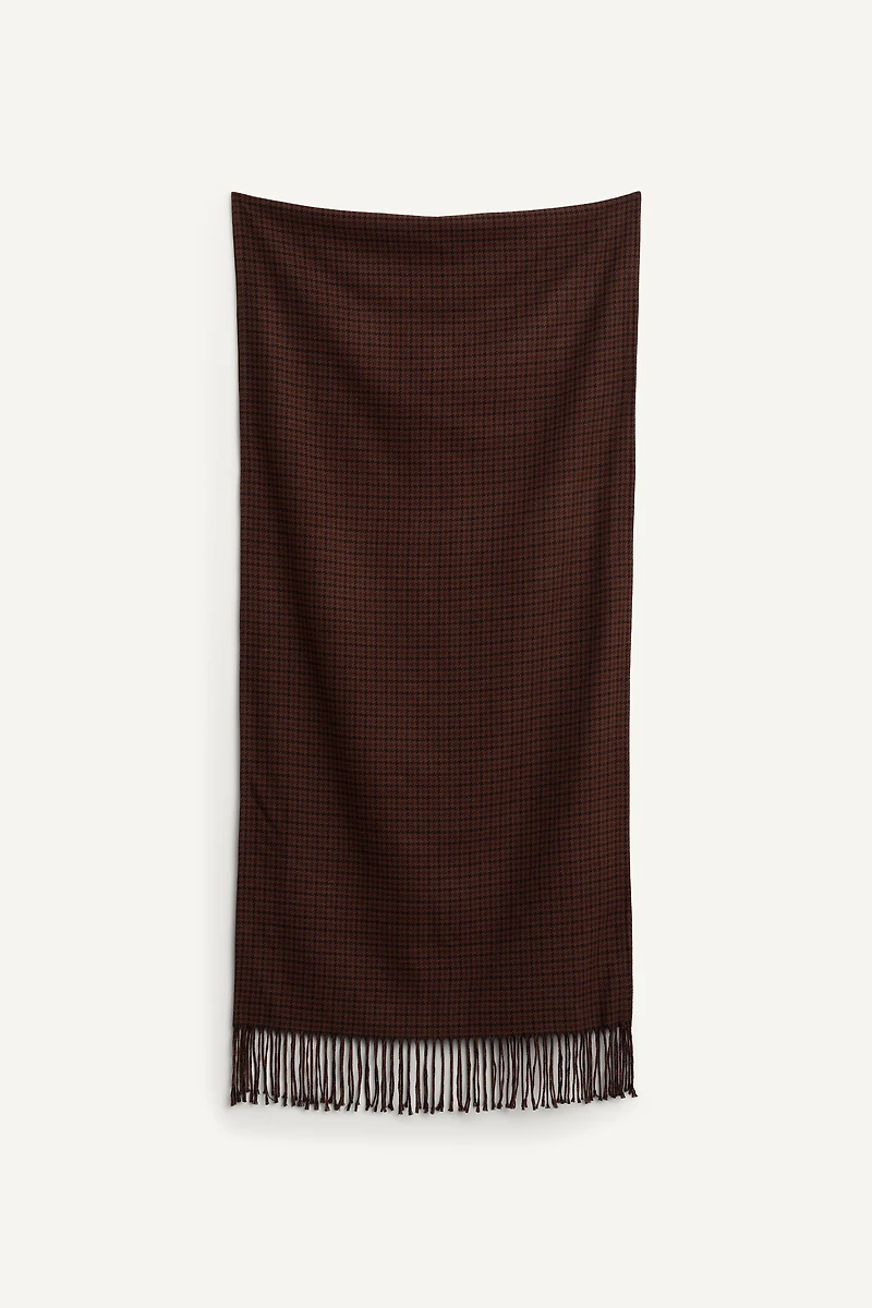 LONG PLAID SCARF LIMITED EDITION