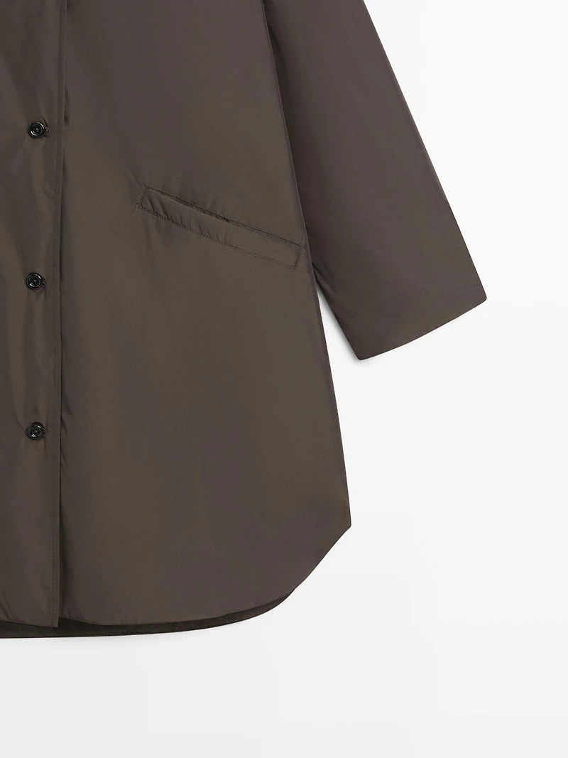 Long puffer jacket