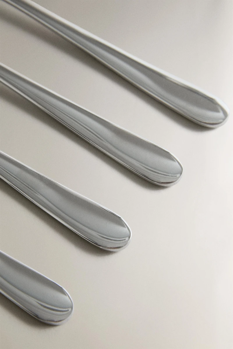 PACK OF STEEL DESSERT SPOONS