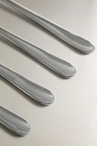 PACK OF STEEL DESSERT SPOONS