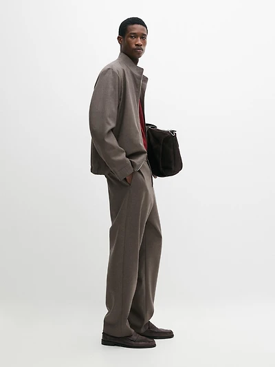 Cool wool blend trousers