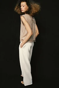 COMBINED SEQUIN KNIT TOP