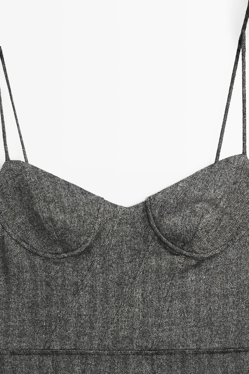 Strappy midi dress