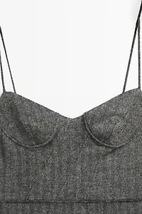 Strappy midi dress