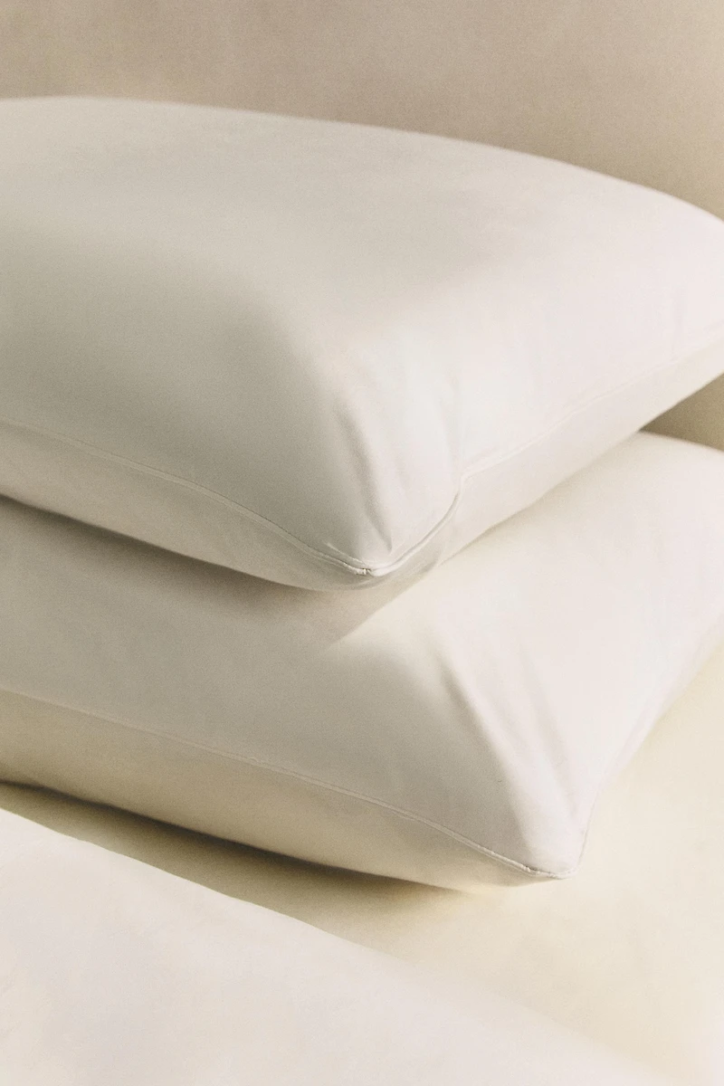TAIE D'OREILLER COTON PERCALE (800 FILS)