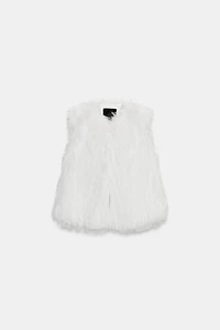 ZW COLLECTION FAUX FUR VEST