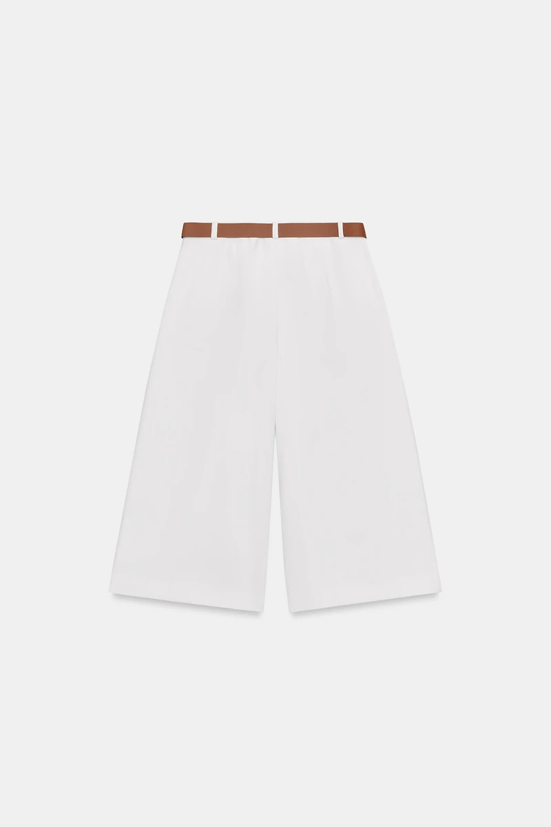 BERMUDA LONG AVEC CEINTURE