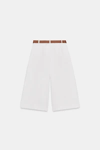 BERMUDA LONG AVEC CEINTURE