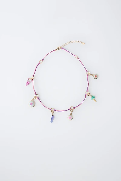INTERCHANGEABLE MULTI-CHARM NECKLACE