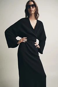 ZW COLLECTION MIDI DRESS WITH TIES