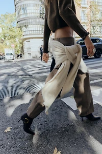 TRIANGULAR OPENWORK SHAWL