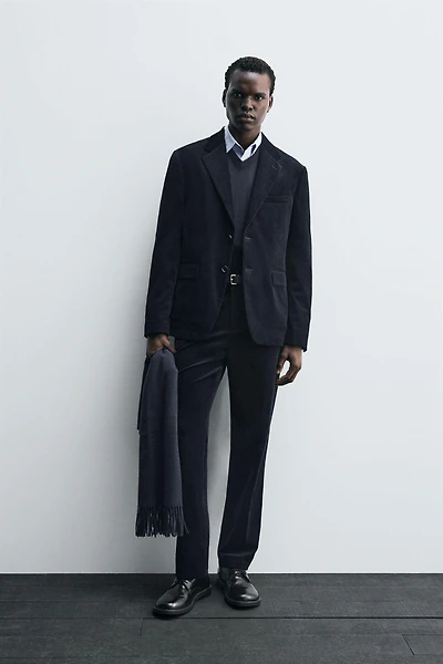 CORDUROY SUIT JACKET