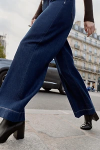 BOTTINES À TALONS EN TISSU