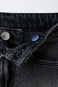 JUPE EN DENIM PAPILLON BRODÉ