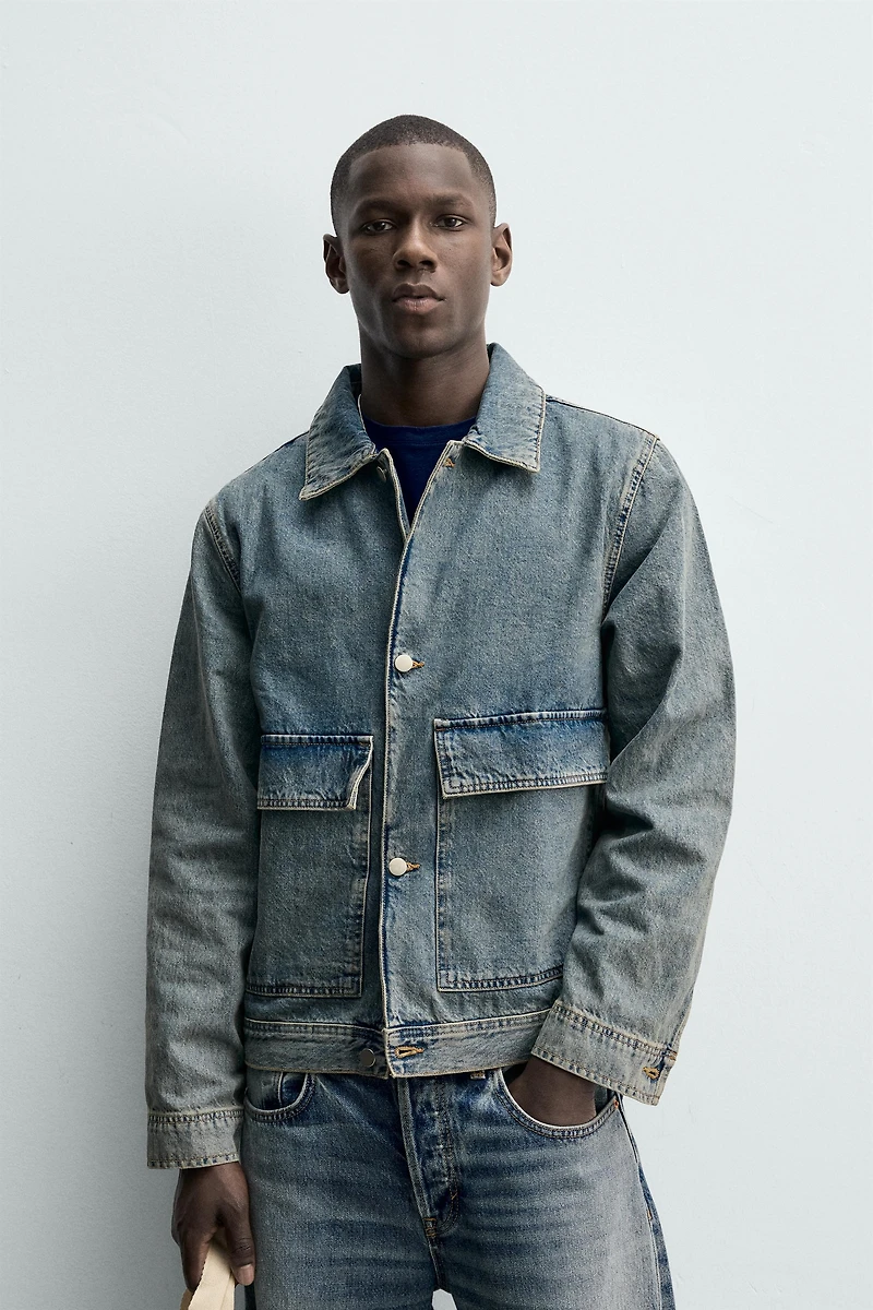 SURCHEMISE EN JEAN REGULAR FIT
