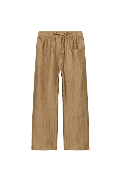 ZW COLLECTION LINEN BLEND PANTS