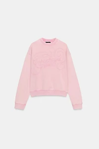 SWEAT DÉLAVÉ À INSCRIPTION