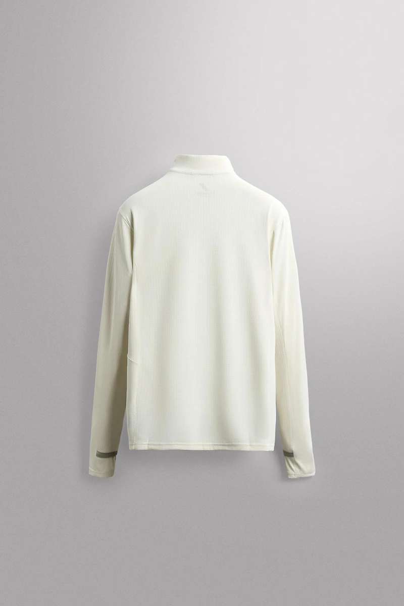 T-SHIRT TECHNIQUE COL ZIPPÉ