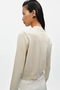 COMBINATION KNIT JACKET