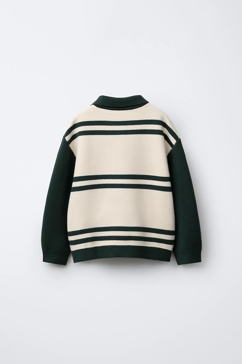 VARSITY KNIT POLO SHIRT