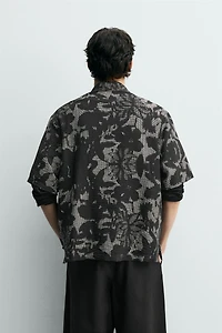 FLUID COMBINATION PRINT SHIRT