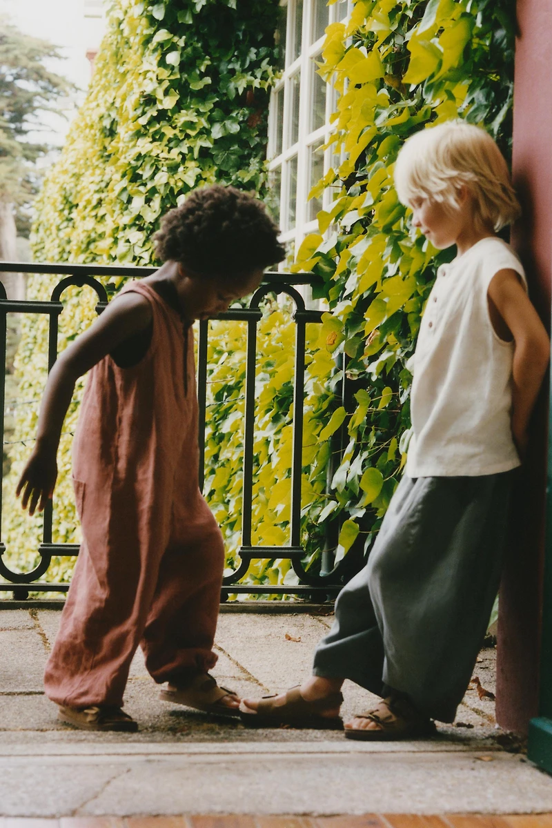 100% LINEN BALLOON PANTS