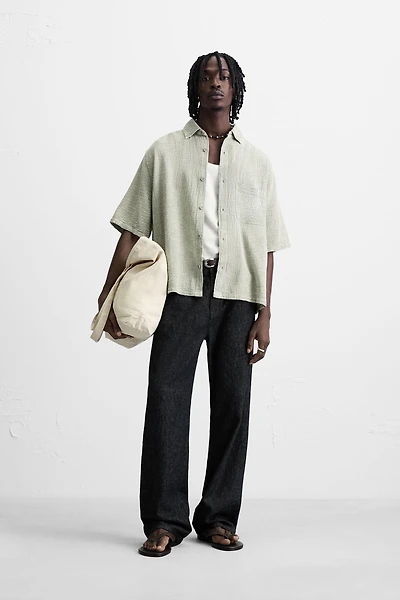 WASHED TEXTURE SHIRT