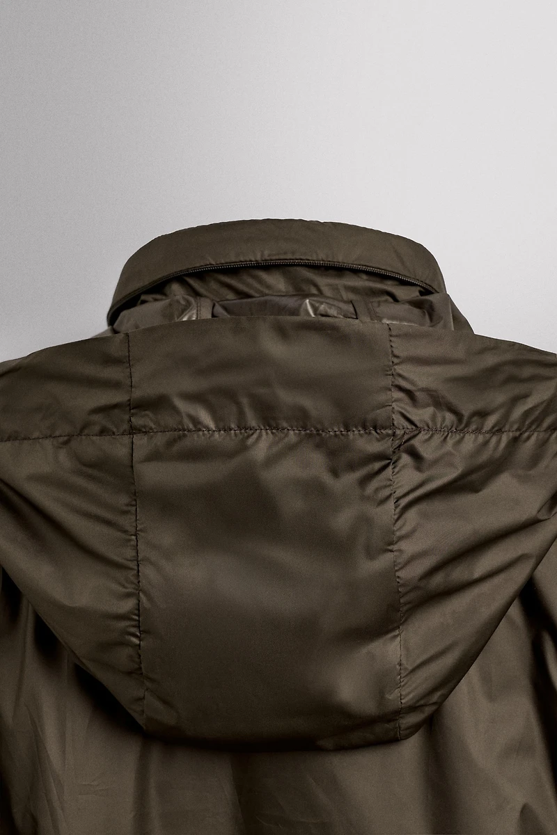 RUNNING FEATHER BLEND PUFFER JACKET