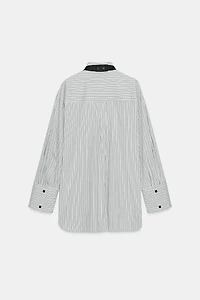 POPLIN SHIRT WITH TIE