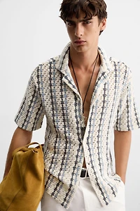 CHEMISE STRUCTURÉE CROCHET
