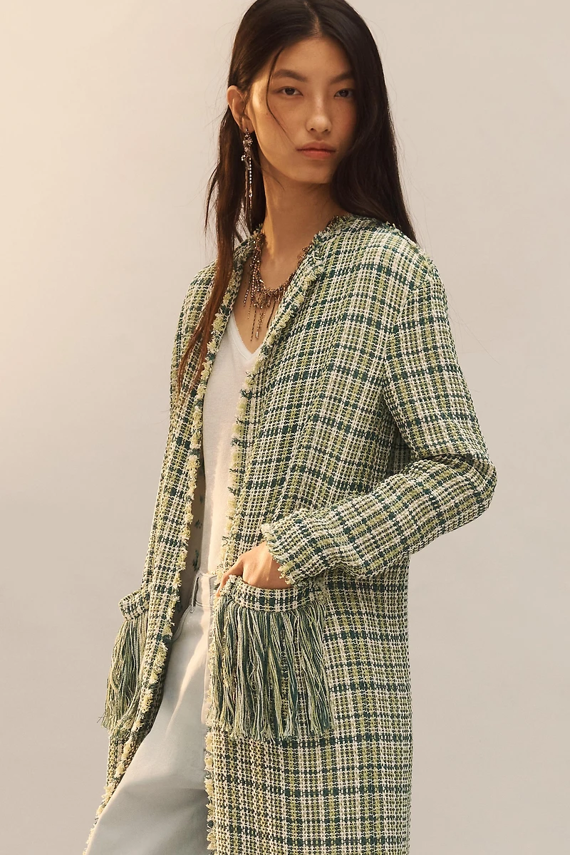 LIMITED EDITION FRINGED TEXTURED COAT