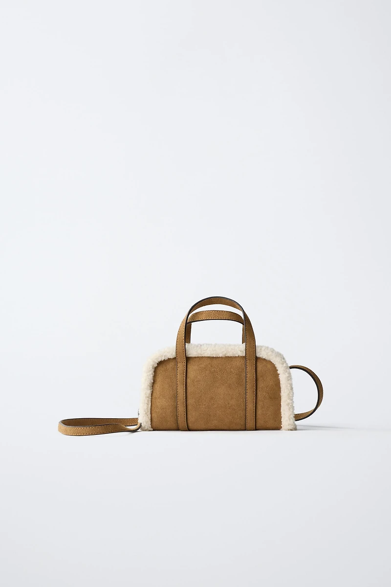 SAC BANDOULIÈRE EN PEAU DE MOUTON