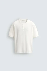 KNIT HENLEY SHIRT