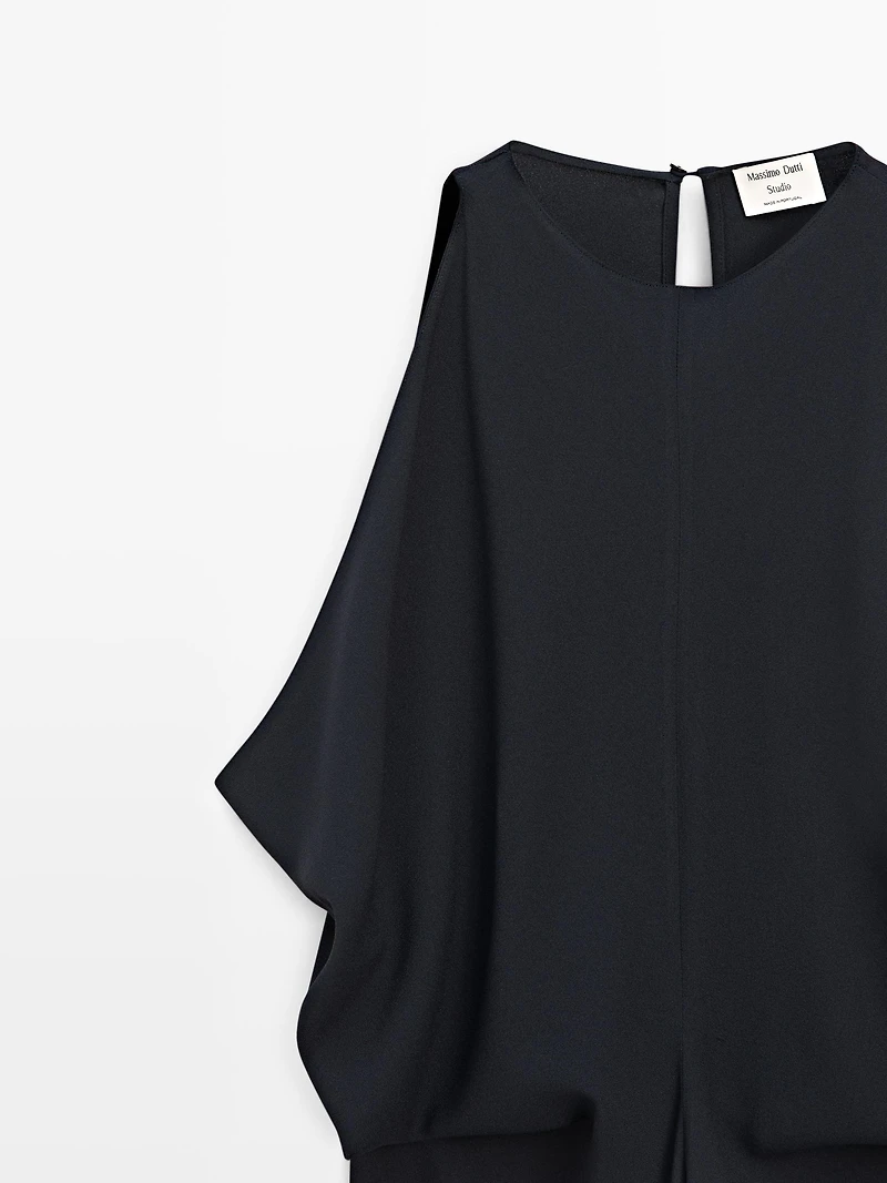 Robe midi à plis