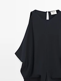 Robe midi à plis