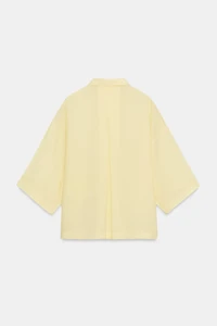 OVERSIZED RAMIE BLEND SHIRT ZW COLLECTION